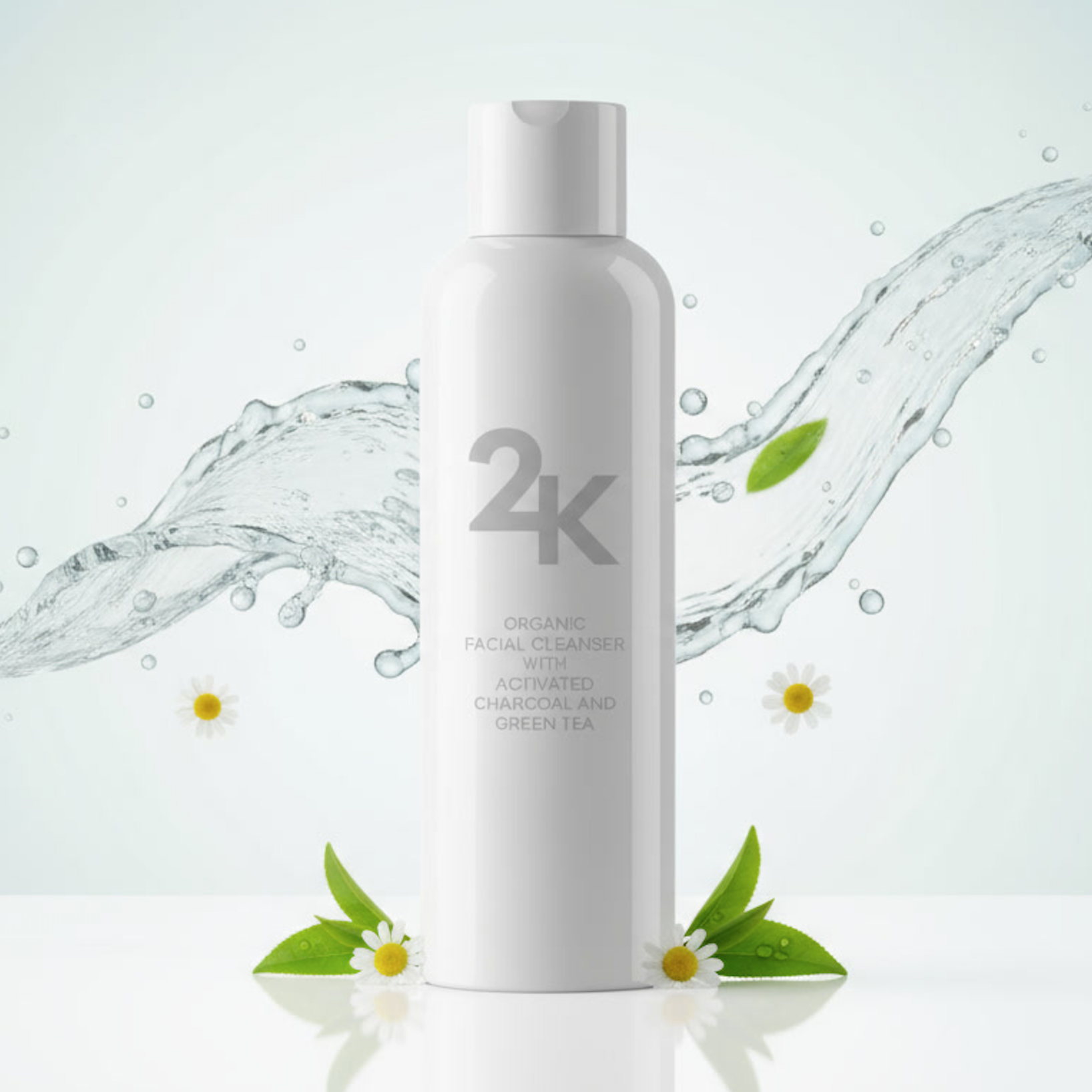 24k Skincare - CHARCOAL & GREEN TEA FACIAL CLEANSER